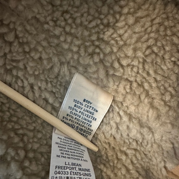 LL Bean Sherpa lined jacket - Picture 5 of 5